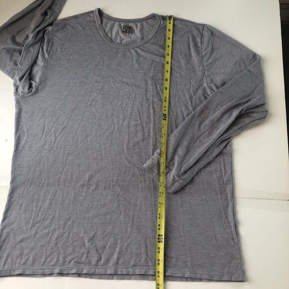 32 Degrees Heat  Mens L/S Light Weight T-Shirt Gray Tag Size X-Large - Picture 6 of 14